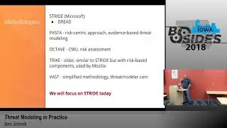 BSides Iowa 2018: "Threat Modeling in practice"