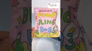 Kawaii Food Bling Bag #3 Aggressive ASMR #blindbag #papercraft #asmr