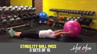 Get A Flat Belly - Stability Ball Pass