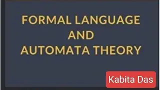 Introduction of Formal language & Automata theory 