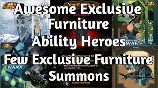 Afk Arena My Favourite Awesome Exclusive Furniture Ability Heroes and Furniture Summons. #afkarena,
