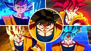 All Goku's Transformations in Dragon Ball Sparking Zero! Comparison