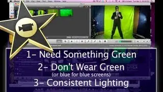 Green Screen Basics and use iMovie11 Tutorial