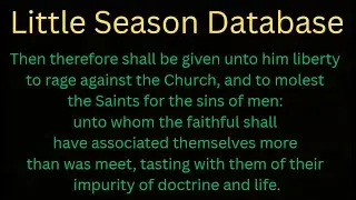Little Season Database - From the  Lens of a Viewer