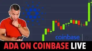 Cardano On Coinbase // ADA Live Stream Pump!