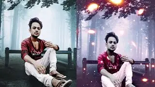 Lightroom photo editing || light glowing picsart photo editing tutorial in mobile ||