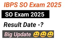 IBPS SO Result 2025//IBPS AFO Result Update 2025@knowledge tech