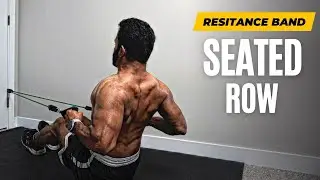 How To Do Seated Row With  Resistance Band | Back Workout | Fitness My Life