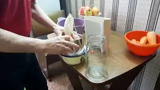 Мой способ максимально полно выжать сок из растительного сырья.