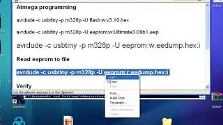 QRP Labs U3S save eeprom avrdude