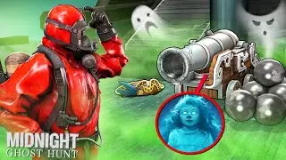 ¡HIDE AND SEEK FANTASMAS vs CAZADORES! 🤣¡A CAÑONAZOS! Midnight Ghost Hunt (Prop Hunt)