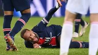 Neymar Jr Injury vs Lyon - 2020