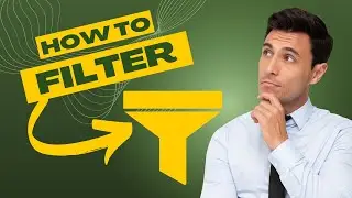 How to create Filter in EXCEL (easy and quick)