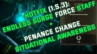 Darktide Hotfix (1.5.3): Endless Surge Force Staff + Penance Change Situational Awareness