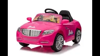 Sakar 6V Barbie Convertible Ride On Assemble Video