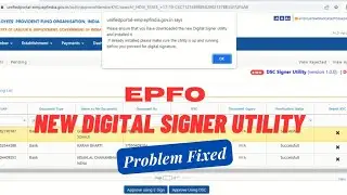 How Fix EPFO DSC Signer Error || step by step  || 8189972804