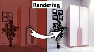 3Ds Max Render | 3Ds Max पर Render कैसे करे । 3Ds Max Tutorial | Interior Design