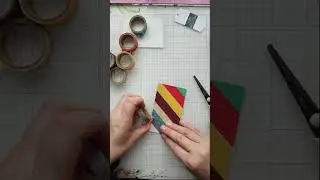 Use your washi tape stash to make gift tags! 2 ways, easy!