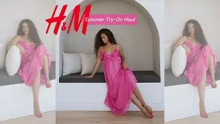 H&M SUMMER TRY-ON FASHION HAUL 2022 (Dresses, Bathing Suits, New Handbag) | Lauren Peletier