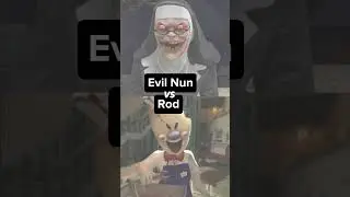 Rod vs Evil nun #horrorgaming #comparison #gaming