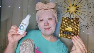 Асмр УХОД ЗА ЛИЦОМ💆🏻СПА САЛОН😴НАНОШУ МАСКУ, Шепот, Релакс, Мурашки | Asmr facial care, face mask