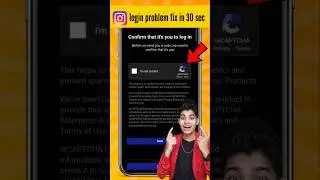 confirm it's you to login instagram problem / instagram login problem / sorry there was a problem