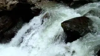 Waterval in Trabzon, Turkije.