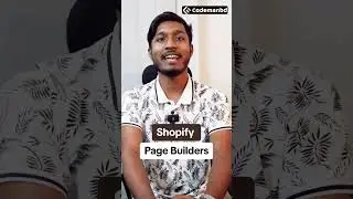 Shopify page builders #codemanbd #shopify #ecommerce #tushar