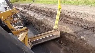Дорожное Строительство! Работа Автогрейдера на Обочине! Укрепил Кромку Асфальта Грунтом!