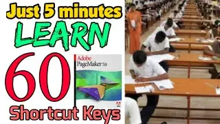 PageMaker Shortcut Keys | Public Exam Revision | Chapter 2 | XII STD CA