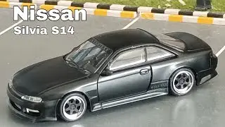 diecast cars - Tarmac Nissan Silvia S14