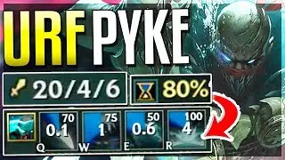 PYKE ON URF IS UNSTOPPABLE!!!! FREE WINS! New AR Ultra Rapid Fire Mode - League of Legends