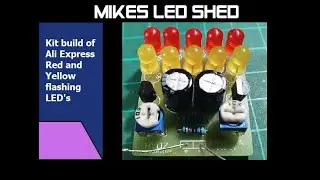 Red Green Flashing LED kit from AliExpress