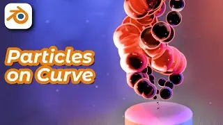 Animating Particles on a Curve in Blender | Geometry Nodes Tutorial