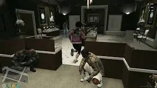Most Wanted RP [FiveM] - The Vatos and Blueberry Gang Bust a Heist