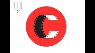 How to design letter C logo in Adobe Illustrator. Cinema tape logotype tutorial