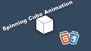 Create a 3D Spinning Cube Animation Using HTML and CSS | ASMR Coding Tutorial