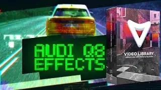 Audi Q8 EFFECTS with Video Library // After Effects