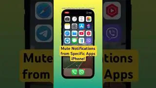 Mute Notifications from Specific Apps iPhone! 
