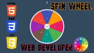 Create Spin Wheel Using HTML, CSS And JavaScript.