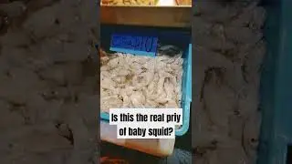 Is this the real price of baby squid? #squid #seafood #marketing #viral #healthy