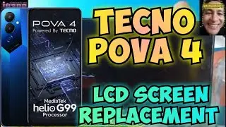 TECNO POVA 4 LCD SCREEN HOW TO REPLACE & DISASSEMBLY