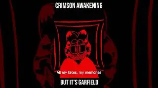 Crimson Awakening but it's Garfield | Fnf Animation (Lyrics part)