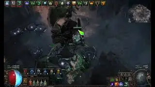 [POE 3.23] Perfect Serpent Warrior Necromancer VS Wave 25-30 Simulacrim