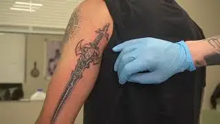 Sword tattoo timelapse