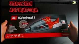 UNBOXING Einhell BATTERY VACUUM CLEANER TE-VC 18 540 ml