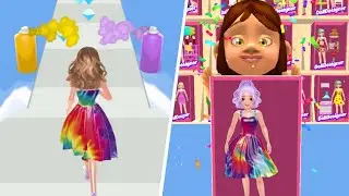 Doll Designer 👗👸👗 All Levels Gameplay Trailer Android, iOS DD1GP1