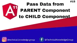 Angular 11 - Pass data from Parent component to Child component in Angular 11 