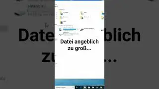 USB Stick Problem: Datei angeblich zu groß?! #tips #technology #help