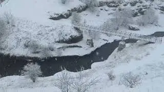 ❄️Снег в Каменномостком Всем доброго утра! (Видео от подписчика)